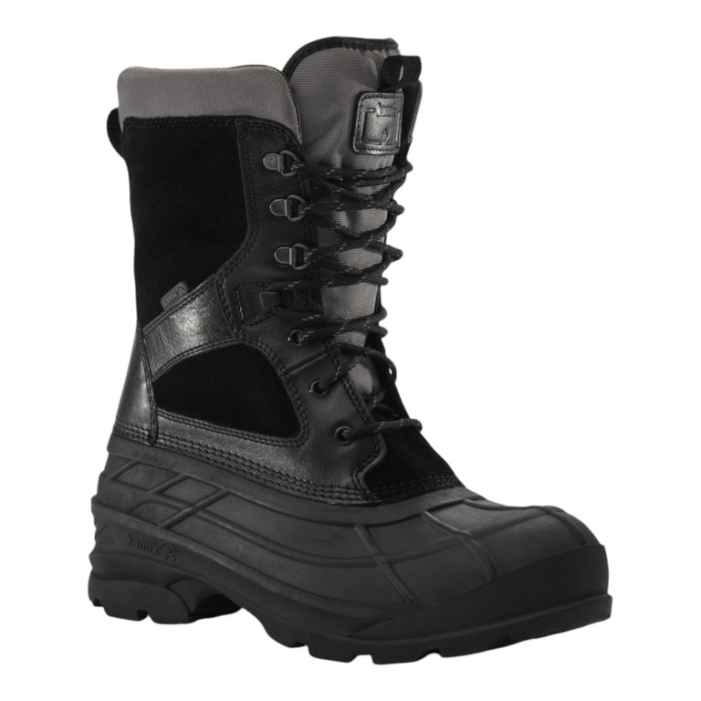 Kamik Winterstiefel NationPlus (Suedeleder, wasserdicht) 2026 schwarz Herren